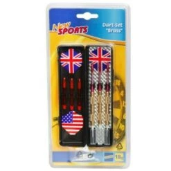 Freccette In Ottone 18g Dart-Set Con Custodia- New Sport 63093