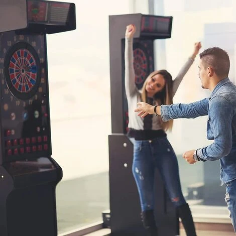 MINKUROW Freccette Con Punta In Plastica, Set Professionale Di 12 Freccette Morbide, Freccette Elettroniche Morbide Da 18 G/Pezzo E 100 Punte Extra + 42 Alette + 6 Aste In Alluminio 4 MINKUROW Freccette Con Punta In Plastica, Set Professionale Di 12 Freccette Morbide, Freccette Elettroniche Morbide Da 18 G/Pezzo E 100 Punte Extra + 42 Alette + 6 Aste In Alluminio - immagine 4