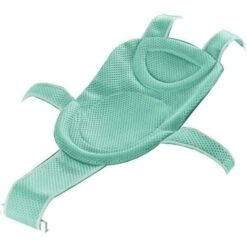 Sedile Per Doccia Neonato Rete Regolabile Comfort Accessori Per Bambini Vassoio Tascabile Antiscivolo Verde Chiaro