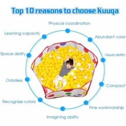 Tenda Da Gioco Per Piscina Di Palline Per Bambini Da 100 Cm Con Custodia (palline Non Incluse) -Armonia Casa 71375855 5