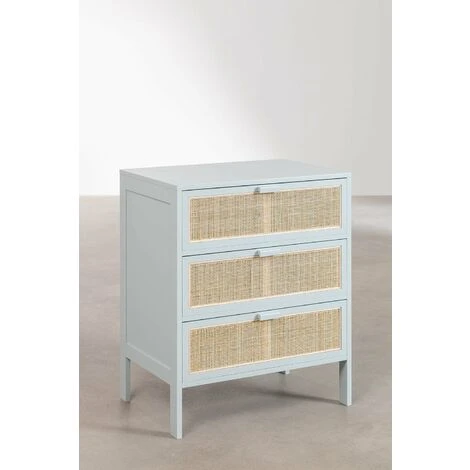 SKLUM Comò In Rattan E Legno Reyna Kids Iceberg 3 SKLUM Comò In Rattan E Legno Reyna Kids Iceberg - immagine 3