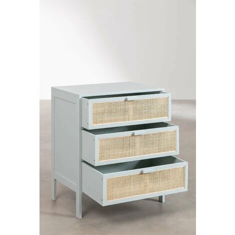 SKLUM Comò In Rattan E Legno Reyna Kids Iceberg 4 SKLUM Comò In Rattan E Legno Reyna Kids Iceberg - immagine 4