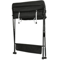 Tavolo Portatile Per La Cura Dei Pannolini Pieghevole 80x66x98cm Nero -Armonia Casa 76183720 3