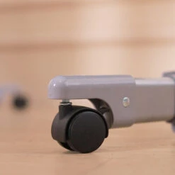 2 In 1 Culla Neonato Da Comodino, Culla Da Comodino, Lettino Da Gioco, Con 4 Ruote, Regolabile In Altezza, 93x57x71-88cm Grigio -Armonia Casa 76374890 5