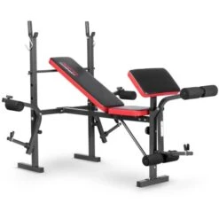 Panca Pesi Multifunzionale - Panca Sportiva Regolabile Rossa -Armonia Casa 77271087 3