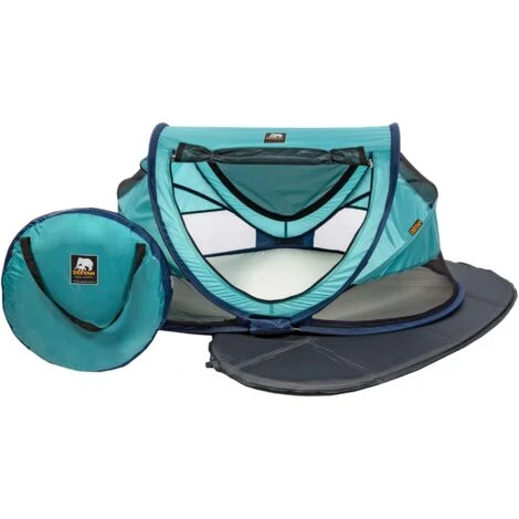 Deryan PL-OCEAN Peuter Luxe Lettino/Tenda Da Viaggio, Blu 3 Deryan PL-OCEAN Peuter Luxe Lettino/Tenda Da Viaggio, Blu - immagine 3