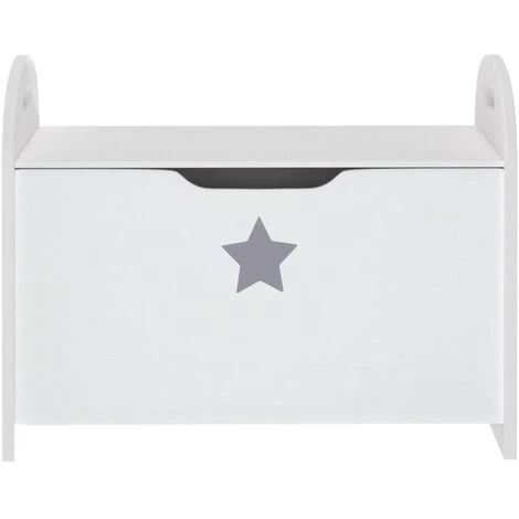 Nova Cassapanca Per Bambini Bianca In Legno Panca Porta Oggetti Giocattoli Cameretta 3 Nova Cassapanca Per Bambini Bianca In Legno Panca Porta Oggetti Giocattoli Cameretta - immagine 3