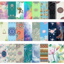 Tappetino Yoga Stampa Qucik Dry Asciugamano Yoga Pieghevole Antiscivolo Coperta Fitness (Viola Scuro, Y15256-1) -Armonia Casa 77495091 4