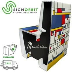 Poltrona Sedia Mondrian - In Plastica Per Esterno E Interno 5 Poltrona Sedia Mondrian - In Plastica Per Esterno E Interno -Armonia Casa 77699789 3