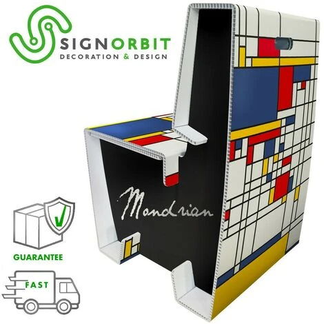 Poltrona Sedia Mondrian - In Plastica Per Esterno E Interno 3 Poltrona Sedia Mondrian - In Plastica Per Esterno E Interno - immagine 3
