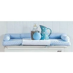 Picci I20PU00 Fasciatoio Tinta Unita, Celeste