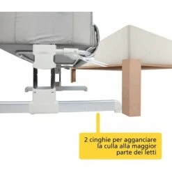 Safety 1st Calidoo Culla Fianco Letto, Co-sleeping, Con Reclinazione E 7 Altezze, Lettino Da Viaggio Per Neonato, Colore Warm Gray -Armonia Casa 78977349 2