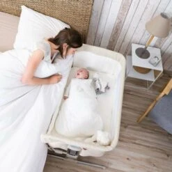 Safety 1st Calidoo Culla Fianco Letto, Co-sleeping, Con Reclinazione E 7 Altezze, Lettino Da Viaggio Per Neonato, Colore Warm Gray -Armonia Casa 78977349 5