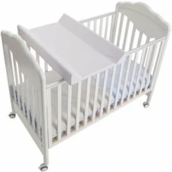 Italbaby 050.6015-05 Fasciatoio PVC, 2 Lati, Fondo Rigido, Bianco