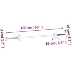 Set Bilanciere E Manubri 30 Kg In Ghisa VidaXL -Armonia Casa 79363490 3