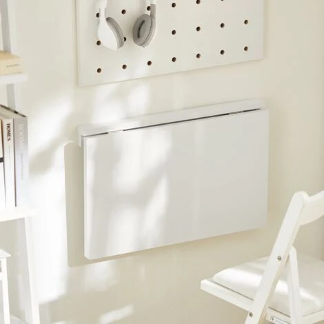 SoBuy Tavolo Pieghevole A Muro Scrivania Tavolo Per Computer Tavolo Da Cucina Bianco FWT03-W 4 SoBuy Tavolo Pieghevole A Muro Scrivania Tavolo Per Computer Tavolo Da Cucina Bianco FWT03-W - immagine 4