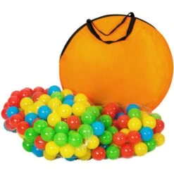 Tenda Gioco Per Bambini Con Tunnel, 200 Sfere E Borsa - Giocattoli, Giochi Palline, Casetta Per Bambini -Armonia Casa 8008794 4