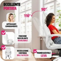 Poltrona Da Ufficio Paul 8 Poltrona Da Ufficio Paul -Armonia Casa 8009091 4