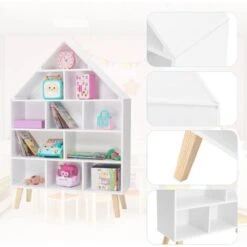 WOLTU Libreria Scaffale Bambini Per Libri Giocattoli Portalibri Multistrato -Armonia Casa 80878917 5