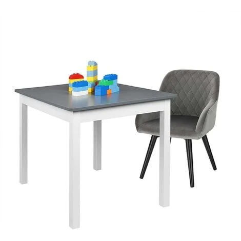WOLTU Sedia Bambini Sediolina Da Tavolo Piccola Poltroncina Bimbi Per Cameretta Grigio 4 WOLTU Sedia Bambini Sediolina Da Tavolo Piccola Poltroncina Bimbi Per Cameretta Grigio - immagine 4