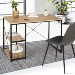 Scrivania Dritta DETROIT Di Design Industriale