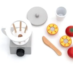 Set Da Cucina Giocattolo Montessori Robincool Smoothie Lab 11x9,5x15 Cm In Legno Eco Con Accessori Inclusi -Armonia Casa 81222049 3