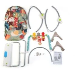 Dondolo Per Bambini Neonati Rocker 49x46x65 Cm Accessori Con Vibrazione E Suoni -Armonia Casa 81222059 5