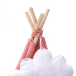 Tenda Tipi Per Bambini Montessori Robincool Kalpana 80x80x110 Cm Pieghevole Uso Interno E Esterno Fabbricata In Tessuto Rosa -Armonia Casa 81222077 3
