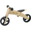 Bicicletta Senza Pedali Montessori Robincool Fast Wheels 63x32x36 Cm Trasformabile In Triciclo In Legno Eco Color Natural E Nero