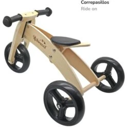 Bicicletta Senza Pedali Montessori Robincool Fast Wheels 63x32x36 Cm Trasformabile In Triciclo In Legno Eco Color Natural E Nero 7 Bicicletta Senza Pedali Montessori Robincool Fast Wheels 63x32x36 Cm Trasformabile In Triciclo In Legno Eco Color Natural E Nero -Armonia Casa 81222091 3