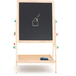 Lavagna Magnetica E Lavagna Per Gesso 2 In 1 Montessori Robincool Harvard 41x35x65 Cm Fabbricata In Legno Ecologico E Accessori -Armonia Casa 81222092 5