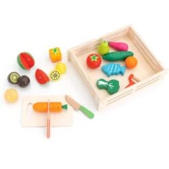 Cassetta Di Cibo Giocattolo Montessori Robincool Eco Fruit Fabbricato In Legno Ecologico 17 Accessori Inclusi 9 Cassetta Di Cibo Giocattolo Montessori Robincool Eco Fruit Fabbricato In Legno Ecologico 17 Accessori Inclusi -Armonia Casa 81222100 5