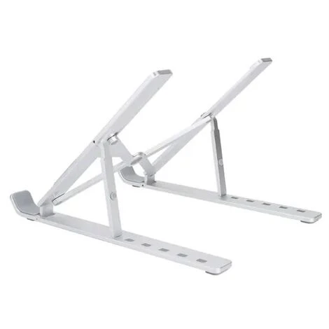 None Supporto Regolabile Per Laptop N3 Per Notebook Con Pad In Silicone Antiscivolo Argento 4 None Supporto Regolabile Per Laptop N3 Per Notebook Con Pad In Silicone Antiscivolo Argento - immagine 4