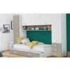LETTO A PONTE CON ARMADIO AREN - Senza Letto Aggiuntivo