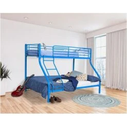 LETTO A CASTELLO MATRIMONIALE CASTLE - Blu