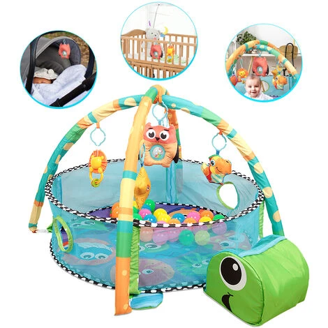 Tappetino Per Bambini Tappetino Risveglio Del Bambino , Tappetino Da Gioco Dalla Nascita, Tappetino Per Il Risveglio Della Piscina Di Palline Con 30 Palline Per Bambini 4 Tappetino Per Bambini Tappetino Risveglio Del Bambino , Tappetino Da Gioco Dalla Nascita, Tappetino Per Il Risveglio Della Piscina Di Palline Con 30 Palline Per Bambini - immagine 4