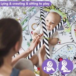 Tappetino Per Bambini, Tappetino Risveglio Per Bambini Tappetino Per Attività Tappetino Risveglio Scalabile Multifunzionale Con 30 Palline Oceaniche -Armonia Casa 81534358 4