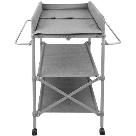 DYHF Tavolo Per La Cura Del Bambino Pieghevole Tavolo Per La Cura Dei Pannolini Per Bambini 74x48x90cm Grigio 5 DYHF Tavolo Per La Cura Del Bambino Pieghevole Tavolo Per La Cura Dei Pannolini Per Bambini 74x48x90cm Grigio - immagine 5