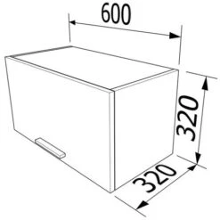 3066BRP - Mobile Libreria Pensile Con Anta A Ribalta L 60 H 32 Prof. 32 - Verde Petrolio 6 3066BRP - Mobile Libreria Pensile Con Anta A Ribalta L 60 H 32 Prof. 32 - Verde Petrolio -Armonia Casa 82685757 2