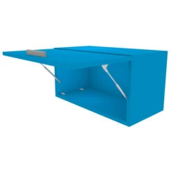 3066BRP - Mobile Libreria Pensile Con Anta A Ribalta L 60 H 32 Prof. 32 - Verde Petrolio 9 3066BRP - Mobile Libreria Pensile Con Anta A Ribalta L 60 H 32 Prof. 32 - Verde Petrolio -Armonia Casa 82685757 5