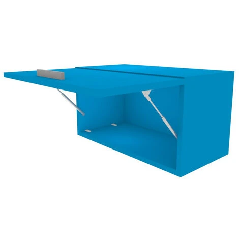 3066BRP - Mobile Libreria Pensile Con Anta A Ribalta L 60 H 32 Prof. 32 - Verde Petrolio 5 3066BRP - Mobile Libreria Pensile Con Anta A Ribalta L 60 H 32 Prof. 32 - Verde Petrolio - immagine 5