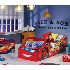 Lettino Sagomato Con Luci Saetta Disney Cars