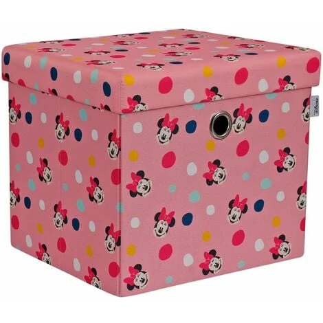 Minnie Pouf Seduta Con Coperchio E Contenitore Disney Home 1 Minnie Pouf Seduta Con Coperchio E Contenitore Disney Home