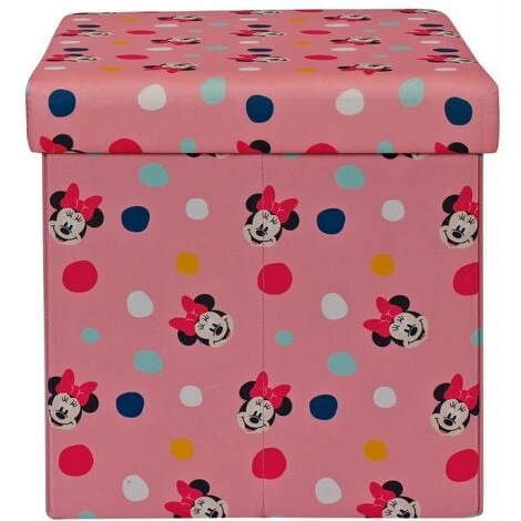 Minnie Pouf Seduta Con Coperchio E Contenitore Disney Home 2 Minnie Pouf Seduta Con Coperchio E Contenitore Disney Home - immagine 2