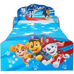 Lettino In Legno Paw Patrol Con Contenitori Portaoggetti -Armonia Casa 83560677 3