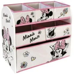 Scaffale Multicontenitore Portagiochi Minnie Natural