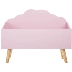 Cassa Di Nuvole Rosa - Cassa In Legno Mdf, Gambe In Legno 35 Mm, Rosa, Materiali E1, Disponibile In Diversi Colori - Atmosphera Créateur D'intérieur -Armonia Casa 83776195 4
