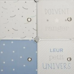 Deposito Guardaroba - Blu - Atmosphera Créateur D'intérieur -Armonia Casa 83780046 5