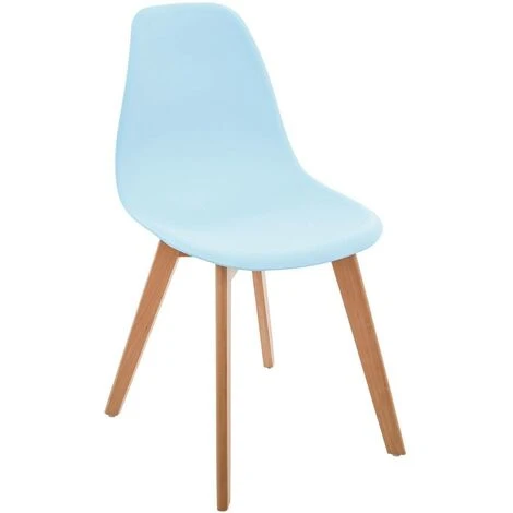 Sedia Per Bambini, Blu, Seduta In Polipropilene - Gambe In Faggio, Dimensioni 34x30x58cm - Atmosphera Créateur D'intérieur 1 Sedia Per Bambini, Blu, Seduta In Polipropilene - Gambe In Faggio, Dimensioni 34x30x58cm - Atmosphera Créateur D'intérieur