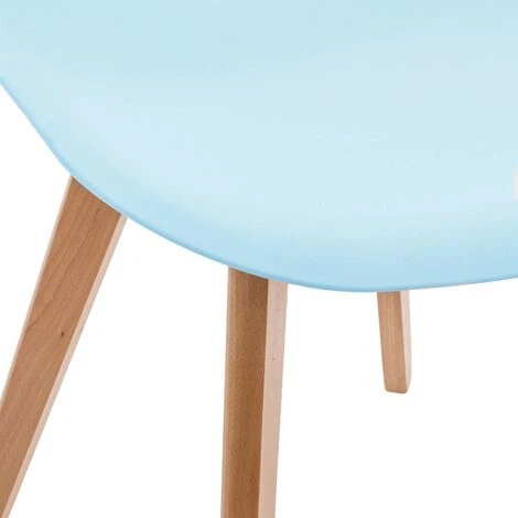Sedia Per Bambini, Blu, Seduta In Polipropilene - Gambe In Faggio, Dimensioni 34x30x58cm - Atmosphera Créateur D'intérieur 2 Sedia Per Bambini, Blu, Seduta In Polipropilene - Gambe In Faggio, Dimensioni 34x30x58cm - Atmosphera Créateur D'intérieur - immagine 2